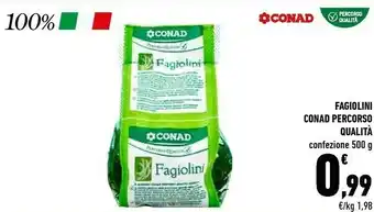 Conad Fagiolini Conad offerta
