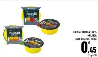 Conad Melinda Mousse 100% Passata Di Mela E Kiwi offerta