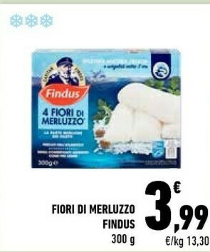 Conad Findus 4 Fiori Di Merluzzo 300 G(ml) offerta