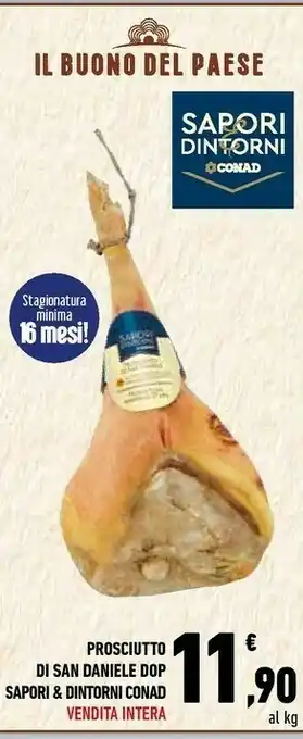 Conad Prosciutto Di San Daniele offerta