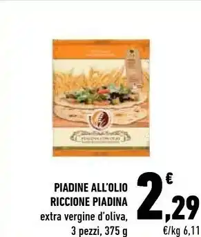 Conad Piadine All'olio Riccione Piadina offerta