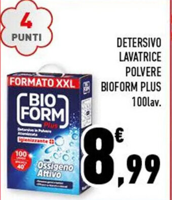 Conad DETERSIVO LAVATRICE POLVERE BIOFORM PLUS offerta