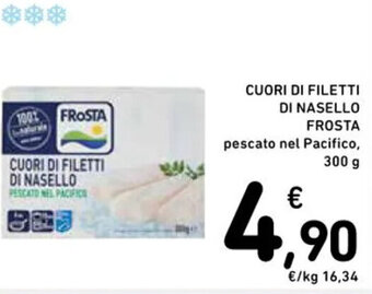 Spazio Conad CUORI DI FILETTI DI NASELLO FROSTA pescato nel Pacifico, 300 g offerta