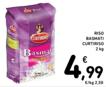 Spazio Conad RISO BASMATI CURTIRISO 2 kg offerta