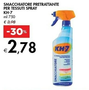 Bennet Kh-7 Smacchiatore Pretrattante Per Tessuti Spray offerta
