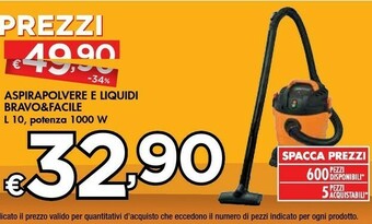 Bennet Bravo & Facile Aspirapolvere E Liquidi offerta
