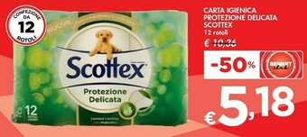 Bennet Scottex Carta Igienica Protezione Delicata offerta
