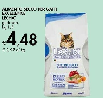 Bennet Monge Alimento Secco Per Gatti Excellence Lechat offerta