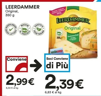 Coop Leerdammer Original 350 G(ml) offerta