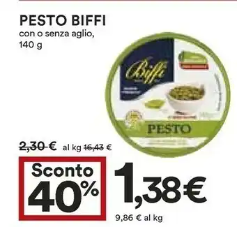 Coop Biffi Pesto offerta