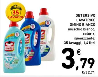 Spazio Conad DETERSIVO LAVATRICE OMINO BIANCO 35 lavaggi, 1,4 litri offerta