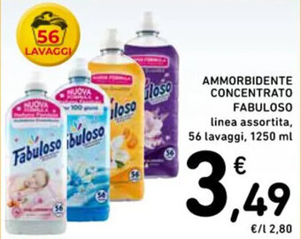 AMMORBIDENTE CONCENTRATO FABULOSO linea assortita, 56 lavaggi, 1250 ml