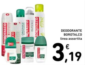 Spazio Conad DEODORANTE BOROTALCO linea assortita offerta