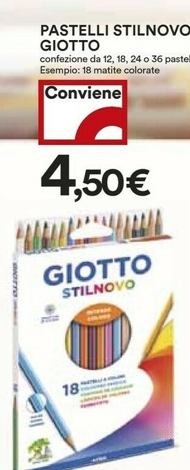 Coop Giotto Matite colorate offerta