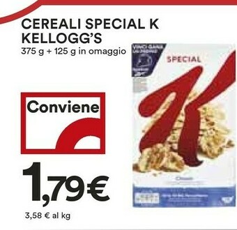 Coop Kellogg's Cereali Special K offerta