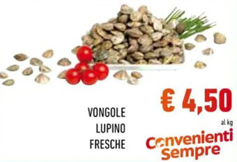 Spazio Conad VONGOLE LUPINO FRESCHE offerta