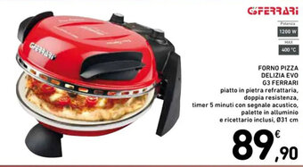 FORNO PIZZA DELIZIA EVO G3 FERRARI