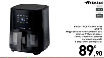 Spazio Conad FRIGGITRICE AD ARIA 4626 ARIETE offerta