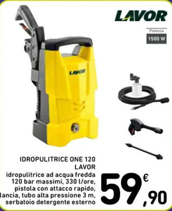 Spazio Conad IDROPULITRICE ONE 120 LAVOR offerta