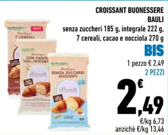 Conad CROISSANT BUONESSERE BAULI 270g/22g offerta