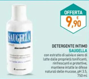 Spazio Conad DETERGENTE INTIMO SAUGELLA 750 ml offerta