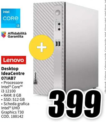 MediaWorld Lenovo Desktop IdeaCentre 071AB7 offerta