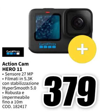 MediaWorld Action Cam HERO 11 offerta