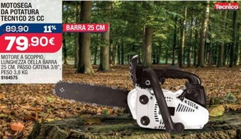 Bricofer MOTOSEGA DA POTATURA TECN1CO 25 CC offerta