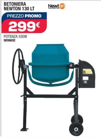 Bricofer BETONIERA NEWTON 130 LT offerta