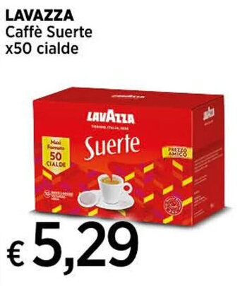 Ipercoop LAVAZZA Caffè Suerte x50 cialde offerta