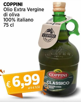 Ipercoop COPPINI Olio Extra Vergine di oliva 75 cl offerta