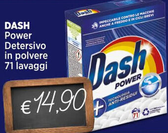 Ipercoop DASH Power Detersivo in polvere 71 lavaggi offerta