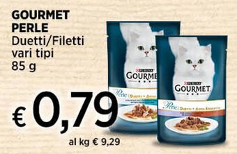 Ipercoop GOURMET PERLE Duetti/Filetti vari tipi 85 g offerta