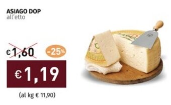 Prezzemolo e Vitale ASIAGO DOP offerta