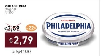 Prezzemolo e Vitale PHILADELPHIA Original gr 250 offerta