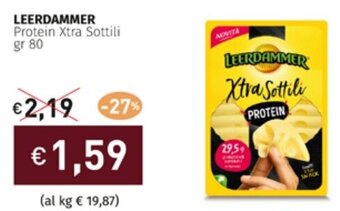 Prezzemolo e Vitale LEERDAMMER Protein Xtra Sottili gr 80 offerta