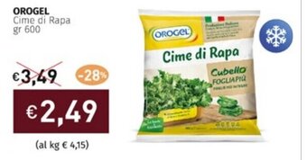 Prezzemolo e Vitale OROGEL Cime di Rapa gr 600 offerta