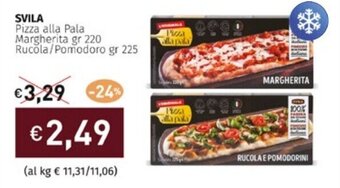 Prezzemolo e Vitale SVILA Pizza alla Pala Margherita gr 220 Rucola/Pomodoro gr 225 offerta