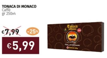 Prezzemolo e Vitale TONACA DI MONACO Caffè gr 250x4 offerta