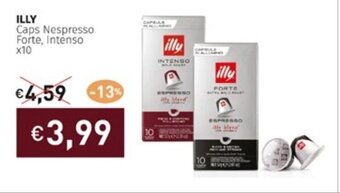 Prezzemolo e Vitale ILLY Caps Nespresso Forte, Intenso x10 offerta