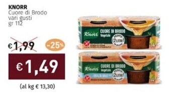 KNORR Cuore di Brodo vari gusti gr 112