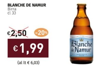 Prezzemolo e Vitale BLANCHE DE NAMUR Birra cl 33 offerta