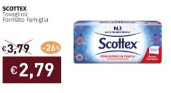 Prezzemolo e Vitale SCOTTEX Tovaglioli Formato Famiglia offerta