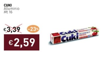 Prezzemolo e Vitale CUKI Alluminio Mt 16 offerta