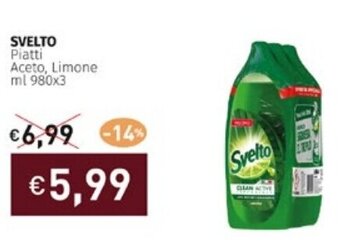 Prezzemolo e Vitale SVELTO Piatti Aceto, Limone ml 980x3 offerta