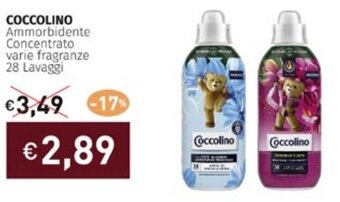 Prezzemolo e Vitale COCCOLINO Ammorbidente Concentrato varie fragranze 28 Lavaggi offerta