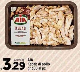 Carrefour Market AIA Kebab di pollo gr 300 offerta