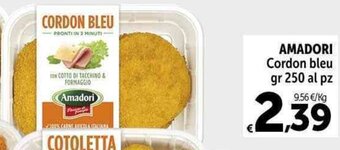 Carrefour Market AMADORI Cordon bleu gr 250 offerta