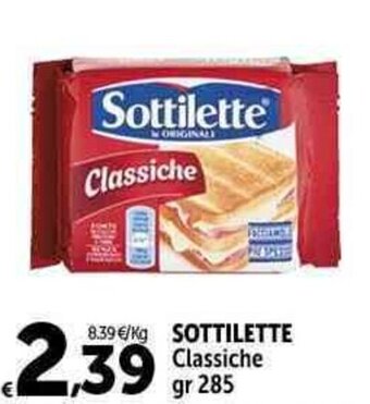 Carrefour Market SOTTILETTE Classiche gr 285 offerta
