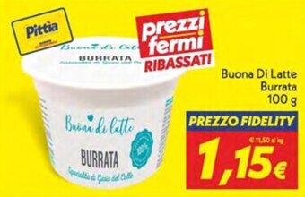 Iper Super Conveniente Buona Di Latte Burrata 100 g offerta